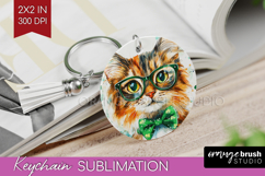 St. Patricks Day Keychain PNG - Cute Animals Keychain Product Image 1