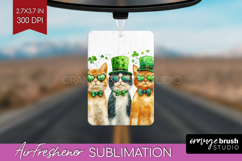 St. Patricks Day Air Freshener PNG - Cute Animals PNG Product Image 1