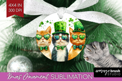 St. Patricks Day Ornament PNG - Cute Animals PNG Sublimation Product Image 1