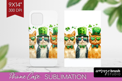 St. Patricks Day Phone Case PNG - Cute Animals Case PNG Product Image 1