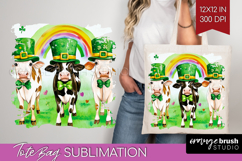 St. Patricks Day Tote Bag - Cute Animals Tote Bag PNG Product Image 1