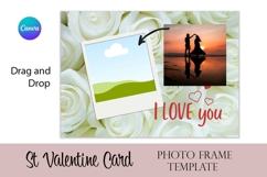 St Valentine’s Day Card Canva Photo Frame Template Product Image 2