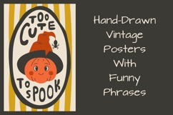 Halloween Vintage Pumpkin Posters Product Image 2