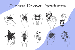 Hands Holding Christmas Ornaments PNG Clipart Product Image 2