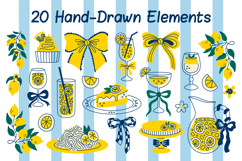 Lemon Food And Drink Doodles PNG Clipart Product Image 2