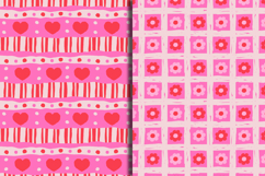 Playful Romantic Seamless Patterns &amp; Digital Papers Product Image 2