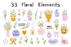 Hand Drawn Lavender PNG Clipart Product Image 2