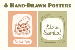 Mediterranean Organic Food Quote Posters Product Image 2