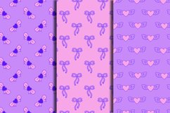 Coquette Romantic Seamless Patterns JPG EPS Product Image 2