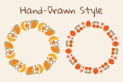 Summer Fruit Frames PNG Clipart Product Image 2