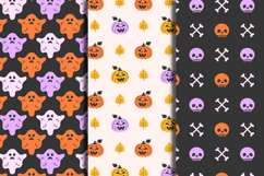 Spooky Halloween Seamless Patterns &amp; Digital Papers Product Image 2
