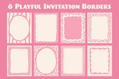 Coquette Pink Frames PNG JPG EPS Product Image 2