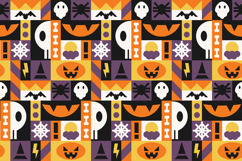 Halloween Geometric Seamless Pattern &amp; Digital Paper Product Image 2