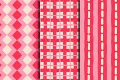 Abstract Pink Seamless Patterns &amp; Digital Papers Product Image 2