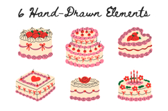 Coquette Vintage Cake PNG Clipart Product Image 2