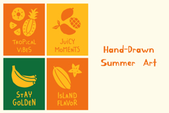 Tropical Fruit Quote Posters Product Image 2