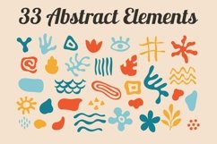 Contemporary Abstract Organic Shapes Product Image 2