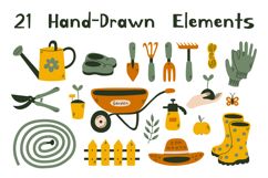 Gardening Tools PNG Clipart Product Image 2