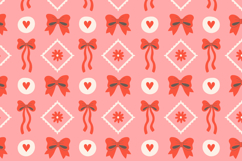 Pink Romantic Seamless Patterns &amp; Digital Papers Product Image 2