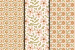 Vintage Pastel Flowers Seamless Patterns Product Image 2