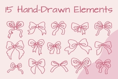 Coquette Vintage Bows PNG Clipart Product Image 2