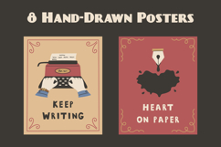 Vintage Writer Quote Posters Product Image 2