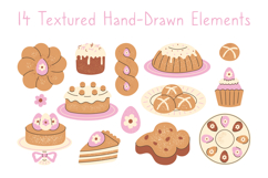 Easter Food Elements PNG Clipart Product Image 2