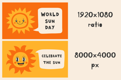 World Sun Day Banners Set Product Image 2