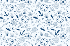 Nautical Seamless Pattern &amp; Digital Paper Product Image 2