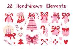 Coquette Christmas PNG Clipart Product Image 2