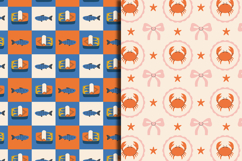 Mediterranean Food Vintage Seamless Patterns &amp; Papers Product Image 2