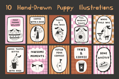 Dog &amp; Coffee Vintage Cafe Poster Set Product Image 2