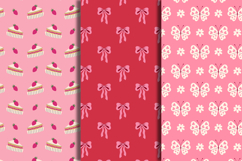 Coquette Valentine Seamless Patterns &amp; Digital Papers Set Product Image 2