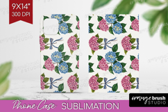 Summer Flowers Phone Case PNG - Floral Case PNG Sublimation Product Image 1