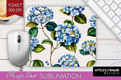 Summer Flowers Mouse Pad Sublimation - Floral Mousepad PNG Product Image 1