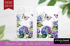 Summer Flowers Phone Case PNG - Floral Case PNG Sublimation Product Image 1