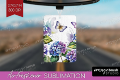 Summer Flowers Air Freshener PNG - Floral PNG Sublimation Product Image 1