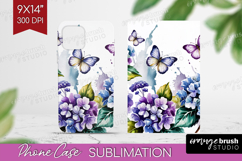 Summer Flowers Phone Case PNG - Floral Case PNG Sublimation Product Image 1