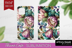 3D Flowers Phone Case PNG - Summer Case PNG Sublimation Product Image 1
