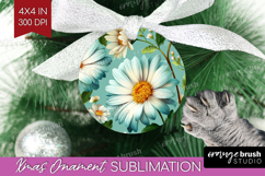3D Flowers Ornament PNG - Summer PNG Sublimation Product Image 1