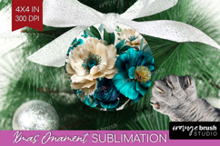 3D Flowers Ornament PNG - Summer PNG Sublimation Product Image 1
