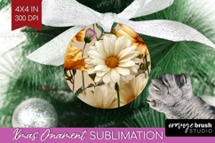 3D Flowers Ornament PNG - Summer PNG Sublimation Product Image 1