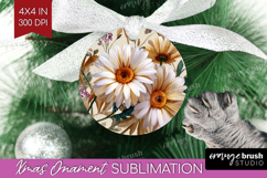 3D Flowers Ornament PNG - Summer PNG Sublimation Product Image 1