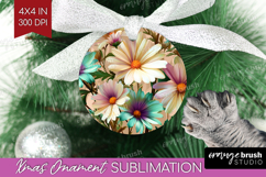 3D Flowers Ornament PNG - Summer PNG Sublimation Product Image 1