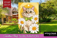 Summer Garden Flag Sublimation - Sping Welcome Sign PNG Product Image 1