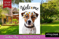 Summer Garden Flag Sublimation - Sping Welcome Sign PNG Product Image 1