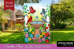 Summer Garden Flag Sublimation - Sping Welcome Sign PNG Product Image 1