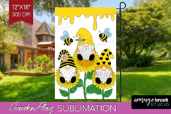 Summer Garden Flag Sublimation - Sping Welcome Sign PNG Product Image 1