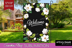 Summer Garden Flag Sublimation - Sping Welcome Sign PNG Product Image 1