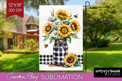 Summer Garden Flag Sublimation - Sping Welcome Sign PNG Product Image 1